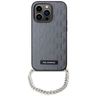 Karl Lagerfeld KLHCP14XSACKLHPG iPhone 14 Pro Max 6.7" srebrny/silver hardcase Saffiano Monogram Chain na NearMe.pl