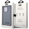 Karl Lagerfeld KLHCP14XSACKLHPG iPhone 14 Pro Max 6.7" srebrny/silver hardcase Saffiano Monogram Chain na NearMe.pl