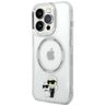 Karl Lagerfeld KLHMP13LHNKCIT iPhone 13Pro 6,1" hardcase transparent Iconic Karl&Choupette Magsafe na NearMe.pl
