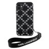 Karl Lagerfeld KLHCN61SAKLMBSK iPhone 11/ Xr  6.1" czarny/black hardcase Monogram Losange Saffiano na NearMe.pl