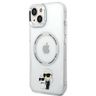 Karl Lagerfeld KLHMP13MHNKCIT iPhone 13/ 14 / 15 6.1" hardcase transparent Iconic Karl&Choupette Magsafe na NearMe.pl