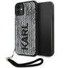 Karl Lagerfeld KLHCN61PSQRKS iPhone 11 / Xr  6,1" srebrny/silver hardcase Sequins Cord na NearMe.pl