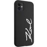 Karl Lagerfeld KLHCN61SKSVGK iPhone 11 / Xr  6.1" czarny/black hardcase Silicone Signature na NearMe.pl