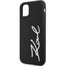Karl Lagerfeld KLHCN61SKSVGK iPhone 11 / Xr  6.1" czarny/black hardcase Silicone Signature na NearMe.pl