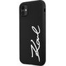 Karl Lagerfeld KLHCN61SKSVGK iPhone 11 / Xr  6.1" czarny/black hardcase Silicone Signature na NearMe.pl
