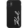 Karl Lagerfeld KLHCN61SKSVGK iPhone 11 / Xr  6.1" czarny/black hardcase Silicone Signature na NearMe.pl
