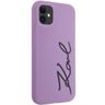 Karl Lagerfeld KLHCN61SKSVGU iPhone 11 / Xr  6.1" purpurowy/purple hardcase Silicone Signature na NearMe.pl