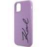 Karl Lagerfeld KLHCN61SKSVGU iPhone 11 / Xr  6.1" purpurowy/purple hardcase Silicone Signature na NearMe.pl