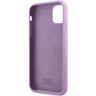 Karl Lagerfeld KLHCN61SKSVGU iPhone 11 / Xr  6.1" purpurowy/purple hardcase Silicone Signature na NearMe.pl