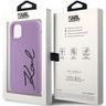 Karl Lagerfeld KLHCN61SKSVGU iPhone 11 / Xr  6.1" purpurowy/purple hardcase Silicone Signature na NearMe.pl
