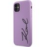 Karl Lagerfeld KLHCN61SKSVGU iPhone 11 / Xr  6.1" purpurowy/purple hardcase Silicone Signature na NearMe.pl
