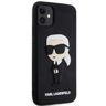 Karl Lagerfeld KLHCN613DRKINK iPhone 11/ Xr 6.1" czarny/black hardcase Rubber Ikonik 3D na NearMe.pl
