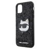 Karl Lagerfeld KLHCN61G2CPK iPhone 11 /Xr 6.1" czarny/black hardcase Glitter Choupette Patch na NearMe.pl