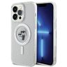 Karl Lagerfeld KLHMP14XHGKCNOT iPhone 14 Pro Max 6.7" transparent hardcase Karl&Choupette Glitter MagSafe na NearMe.pl