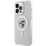 Karl Lagerfeld KLHMP14XHGKCNOT iPhone 14 Pro Max 6.7" transparent hardcase Karl&Choupette Glitter MagSafe na NearMe.pl