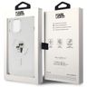 Karl Lagerfeld KLHMP13XHGKCNOT iPhone 13 Pro Max 6.7" transparent hardcase Karl&Choupette Glitter MagSafe na NearMe.pl