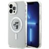 Karl Lagerfeld KLHMP13XHGKCNOT iPhone 13 Pro Max 6.7" transparent hardcase Karl&Choupette Glitter MagSafe na NearMe.pl