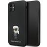 Karl Lagerfeld KLHCN61SMHKNPK iPhone 11/ Xr 6.1" czarny/black Silicone Ikonik Metal Pin na NearMe.pl