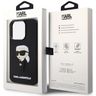 Karl Lagerfeld KLHCP14X3DRKINK iPhone 14Pro Max 6.7" czarny/black hardcase Rubber Ikonik 3D na NearMe.pl