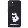 Karl Lagerfeld KLHCP14S3DRKHNK iPhone 14/ 15 / 13 6.1" czarny/black hardcase Rubber Choupette 3D na NearMe.pl