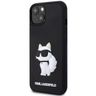 Karl Lagerfeld KLHCP14S3DRKHNK iPhone 14/ 15 / 13 6.1" czarny/black hardcase Rubber Choupette 3D na NearMe.pl