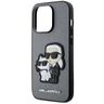Karl Lagerfeld KLHCP14LSANKCPG iPhone 14Pro 6.1" hardcase srebrny/silver Saffiano Karl & Choupette na NearMe.pl