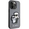 Karl Lagerfeld KLHCP14XSANKCPG iPhone 14Pro Max 6.7" hardcase srebrny/silver Saffiano Karl & Choupette na NearMe.pl