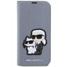 Karl Lagerfeld KLBKP14LSANKCPG iPhone 14Pro 6.1" bookcase srebrny/silver Saffiano Karl & Choupette na NearMe.pl