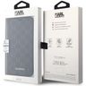 Karl Lagerfeld KLBKP14SSAKLHPK iPhone 14/ 15 / 13 6.1" bookcase czarny/black Saffiano Monogram na NearMe.pl