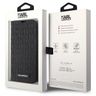 Karl Lagerfeld KLBKP14LSAKLHPK iPhone 14Pro 6.1" bookcase czarny/black Saffiano Monogram na NearMe.pl