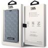 Karl Lagerfeld KLBKP14XSAKLHPG iPhone 14Pro Max 6.7" bookcase srebrny/silver Saffiano Monogram na NearMe.pl