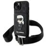 Karl Lagerfeld KLHCP14SCSAKHPKK iPhone14 / 15 / 13 6.1" hardcase czarny/black Crossbody Saffiano Monogram Ikonik na NearMe.pl