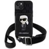 Karl Lagerfeld KLHCP14SCSAKHPKK iPhone14 / 15 / 13 6.1" hardcase czarny/black Crossbody Saffiano Monogram Ikonik na NearMe.pl