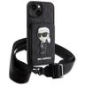 Karl Lagerfeld KLHCP14SCSAKHPKK iPhone14 / 15 / 13 6.1" hardcase czarny/black Crossbody Saffiano Monogram Ikonik na NearMe.pl