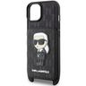 Karl Lagerfeld KLHCP14SCSAKHPKK iPhone14 / 15 / 13 6.1" hardcase czarny/black Crossbody Saffiano Monogram Ikonik na NearMe.pl