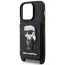 Karl Lagerfeld KLHCP14XCSAKHPKK iPhone14 Pro Max 6.7" hardcase czarny/black Crossbody Saffiano Monogram Ikonik na NearMe.pl