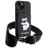 Karl Lagerfeld KLHCP14SCSAKHPCK iPhone14 / 15 / 13 6.1" hardcase czarny/black Crossbody Saffiano Monogram Choupette na NearMe.pl