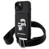 Karl Lagerfeld KLHCP14SCSAKCPMK iPhone 14 / 15 / 13 6.1" hardcase czarny/black Crossbody Saffiano Karl & Choupette na NearMe.pl