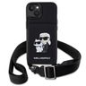 Karl Lagerfeld KLHCP14SCSAKCPMK iPhone 14 / 15 / 13 6.1" hardcase czarny/black Crossbody Saffiano Karl & Choupette na NearMe.pl