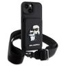 Karl Lagerfeld KLHCP14SCSAKCPMK iPhone 14 / 15 / 13 6.1" hardcase czarny/black Crossbody Saffiano Karl & Choupette na NearMe.pl