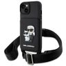Karl Lagerfeld KLHCP14MCSAKCPMK iPhone 14 Plus / 15 Plus 6.7" hardcase czarny/black Crossbody Saffiano Karl & Choupette na NearMe.pl
