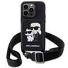 Karl Lagerfeld KLHCP14LCSAKCPMK iPhone14 Pro 6.1" hardcase czarny/black Crossbody Saffiano Karl & Choupette na NearMe.pl