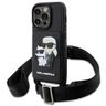 Karl Lagerfeld KLHCP14XCSAKCPMK iPhone14 Pro Max 6.7" hardcase czarny/black Crossbody Saffiano Karl & Choupette na NearMe.pl