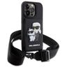 Karl Lagerfeld KLHCP14XCSAKCPMK iPhone14 Pro Max 6.7" hardcase czarny/black Crossbody Saffiano Karl & Choupette na NearMe.pl