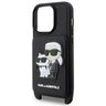 Karl Lagerfeld KLHCP14XCSAKCPMK iPhone14 Pro Max 6.7" hardcase czarny/black Crossbody Saffiano Karl & Choupette na NearMe.pl