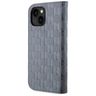 Karl Lagerfeld KLBKP14SSAKLHPG iPhone 14 / 15 / 13 6.1" bookcase srebrny/silver Saffiano Monogram na NearMe.pl