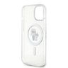 Karl Lagerfeld KLHMP15MHGKCNOT iPhone 15 Plus / 14 Plus 6.7" transparent hardcase Karl&Choupette Glitter MagSafe na NearMe.pl