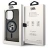 Karl Lagerfeld KLHMP15LHGKCNOK iPhone 15 Pro 6.1" czarny/black hardcase Karl&Choupette Glitter MagSafe na NearMe.pl