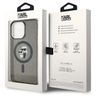 Karl Lagerfeld KLHMP15XHGKCNOK iPhone 15 Pro Max 6.7" czarny/black hardcase Karl&Choupette Glitter MagSafe na NearMe.pl