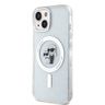 Karl Lagerfeld KLHMP15SHGKCNOT iPhone 15/ 14 / 13 6.1" transparent hardcase Karl&Choupette Glitter MagSafe na NearMe.pl